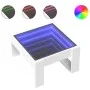 Mesa de centro con Infinity LED blanco 50x53x30 cm de , Mesas de centro - Ref: Foro24-847623, Precio: 77,11 €, Descuento: %
