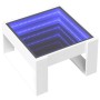Mesa de centro con Infinity LED blanco 50x53x30 cm de , Mesas de centro - Ref: Foro24-847623, Precio: 78,23 €, Descuento: %