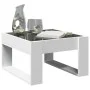 Mesa de centro con Infinity LED blanco 50x53x30 cm de , Mesas de centro - Ref: Foro24-847623, Precio: 77,11 €, Descuento: %