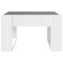 Mesa de centro con Infinity LED blanco 50x53x30 cm de , Mesas de centro - Ref: Foro24-847623, Precio: 78,23 €, Descuento: %