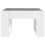 Mesa de centro con Infinity LED blanco 50x53x30 cm de , Mesas de centro - Ref: Foro24-847623, Precio: 77,11 €, Descuento: %