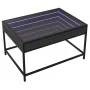 Mesa de centro con Infinity LED negro 70x50x41 cm by , Coffee table - Ref: Foro24-847682, Price: 88,27 €, Discount: %