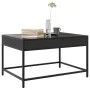 Mesa de centro con Infinity LED negro 70x50x41 cm by , Coffee table - Ref: Foro24-847682, Price: 88,27 €, Discount: %