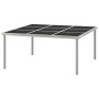 Mesa de comedor de jardín acero y vidrio 170x170x74,5 cm de vidaXL, Mesas de jardín - Ref: Foro24-313084, Precio: 176,10 €, D...