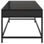 Mesa de centro con Infinity LED negro 70x50x41 cm by , Coffee table - Ref: Foro24-847682, Price: 88,27 €, Discount: %