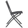 Sillas de jardín plegables 4 unidades acero y textileno de vidaXL, Sillas de jardín - Ref: Foro24-313083, Precio: 148,24 €, D...