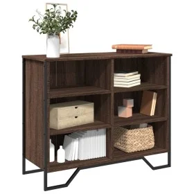 Aparador madera contrachapada roble marrón 91x35,5x74,5 cm de , Aparadores - Ref: Foro24-848553, Precio: 67,57 €, Descuento: %