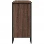 Aparador madera contrachapada roble marrón 91x35,5x74,5 cm de , Aparadores - Ref: Foro24-848553, Precio: 67,57 €, Descuento: %
