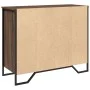 Aparador madera contrachapada roble marrón 91x35,5x74,5 cm de , Aparadores - Ref: Foro24-848553, Precio: 67,57 €, Descuento: %