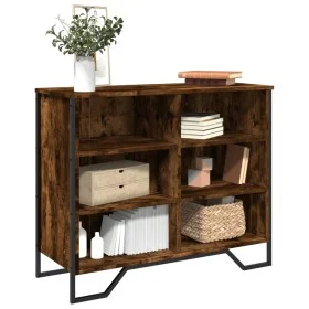 Aparador madera de ingeniería roble ahumado 91x35,5x74,5 cm de , Aparadores - Ref: Foro24-848551, Precio: 65,69 €, Descuento: %