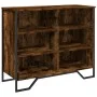Aparador madera de ingeniería roble ahumado 91x35,5x74,5 cm de , Aparadores - Ref: Foro24-848551, Precio: 65,69 €, Descuento: %