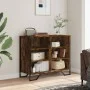 Aparador madera de ingeniería roble ahumado 91x35,5x74,5 cm de , Aparadores - Ref: Foro24-848551, Precio: 65,69 €, Descuento: %
