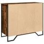 Aparador madera de ingeniería roble ahumado 91x35,5x74,5 cm de , Aparadores - Ref: Foro24-848551, Precio: 65,69 €, Descuento: %