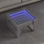 Mesa de centro con Infinity LED gris Sonoma 50x53x30 cm de , Mesas de centro - Ref: Foro24-847628, Precio: 78,13 €, Descuento: %