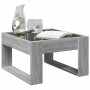 Mesa de centro con Infinity LED gris Sonoma 50x53x30 cm de , Mesas de centro - Ref: Foro24-847628, Precio: 78,13 €, Descuento: %