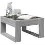 Mesa de centro con Infinity LED gris Sonoma 50x53x30 cm de , Mesas de centro - Ref: Foro24-847628, Precio: 77,03 €, Descuento: %