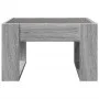 Mesa de centro con Infinity LED gris Sonoma 50x53x30 cm de , Mesas de centro - Ref: Foro24-847628, Precio: 77,03 €, Descuento: %