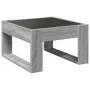 Mesa de centro con Infinity LED gris Sonoma 50x53x30 cm de , Mesas de centro - Ref: Foro24-847628, Precio: 77,03 €, Descuento: %