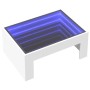 Mesa de centro con Infinity LED blanco 70x50x30 cm de , Mesas de centro - Ref: Foro24-847609, Precio: 95,57 €, Descuento: %