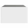 Mesa de centro con Infinity LED blanco 70x50x30 cm de , Mesas de centro - Ref: Foro24-847609, Precio: 95,57 €, Descuento: %