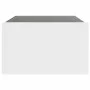 Mesa de centro con Infinity LED blanco 70x50x30 cm de , Mesas de centro - Ref: Foro24-847609, Precio: 94,22 €, Descuento: %