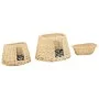 Set cestas de gatos 3 uds. con cojines sauce natural 47x34x60cm de , Mobiliario para gatos - Ref: Foro24-170771, Precio: 85,0...