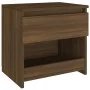 Mesita de noche madera contrachapada roble marrón 40x30x39 cm de , Mesitas de noche - Ref: Foro24-815133, Precio: 39,28 €, De...