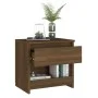 Mesita de noche madera contrachapada roble marrón 40x30x39 cm de , Mesitas de noche - Ref: Foro24-815133, Precio: 39,28 €, De...