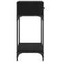 Mesa consola madera de ingeniería negro 75x34,5x75 cm de , Mesas auxiliares - Ref: Foro24-833398, Precio: 77,96 €, Descuento: %