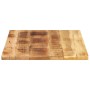 Tablero de mesa rectangular madera mango rugosa 90x60x2,5 cm de , Tableros para mesas - Ref: Foro24-371332, Precio: 90,23 €, ...