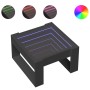 Mesa de centro con Infinity LED negro 50x53x30 cm de , Mesas de centro - Ref: Foro24-847624, Precio: 71,52 €, Descuento: %