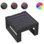 Mesa de centro con Infinity LED negro 50x53x30 cm de , Mesas de centro - Ref: Foro24-847624, Precio: 70,62 €, Descuento: %