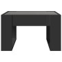 Mesa de centro con Infinity LED negro 50x53x30 cm de , Mesas de centro - Ref: Foro24-847624, Precio: 71,52 €, Descuento: %
