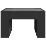 Mesa de centro con Infinity LED negro 50x53x30 cm de , Mesas de centro - Ref: Foro24-847624, Precio: 70,62 €, Descuento: %