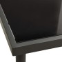 Mesa de comedor jardín vidrio y acero gris antracita 80x80x72cm de vidaXL, Mesas de jardín - Ref: Foro24-313092, Precio: 91,1...