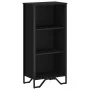 Estantería de madera de ingeniería negra 50x31x106 cm de , Librerías y estanterías - Ref: Foro24-848604, Precio: 49,94 €, Des...