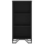 Estantería de madera de ingeniería negra 50x31x106 cm de , Librerías y estanterías - Ref: Foro24-848604, Precio: 49,94 €, Des...