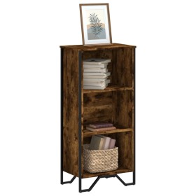 Estantería madera de ingeniería roble ahumado 50x31x106 cm de , Librerías y estanterías - Ref: Foro24-848606, Precio: 49,22 €...