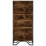 Estantería madera de ingeniería roble ahumado 50x31x106 cm de , Librerías y estanterías - Ref: Foro24-848606, Precio: 49,22 €...