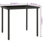 Mesa de comedor jardín vidrio y acero gris antracita 80x80x72cm de vidaXL, Mesas de jardín - Ref: Foro24-313092, Precio: 89,9...