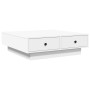 Mesa de centro madera contrachapada blanco 90x90x28 cm de , Mesas de centro - Ref: Foro24-848087, Precio: 104,17 €, Descuento: %