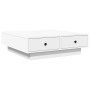 Mesa de centro madera contrachapada blanco 90x90x28 cm de , Mesas de centro - Ref: Foro24-848087, Precio: 104,17 €, Descuento: %