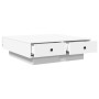 Mesa de centro madera contrachapada blanco 90x90x28 cm de , Mesas de centro - Ref: Foro24-848087, Precio: 104,17 €, Descuento: %