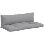 Cojines para sofá de palets 2 unidades tela gris de , Cojines para sillas y sofás - Ref: Foro24-360923, Precio: 73,02 €, Desc...