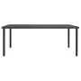 Mesa de comedor de jardín acero gris antracita 190x90x74 cm de vidaXL, Mesas de jardín - Ref: Foro24-313088, Precio: 179,08 €...