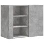 Mueble de pared madera ingeniería gris hormigón 75x35x60 cm de , Estantes y estanterías - Ref: Foro24-848426, Precio: 70,53 €...