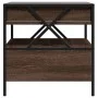 Mesa de centro con Infinity LED marrón roble 50x50x51 cm de , Mesas de centro - Ref: Foro24-847716, Precio: 88,49 €, Descuent...