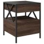 Mesa de centro con Infinity LED marrón roble 40x40x51 cm de , Mesas de centro - Ref: Foro24-847721, Precio: 88,55 €, Descuent...