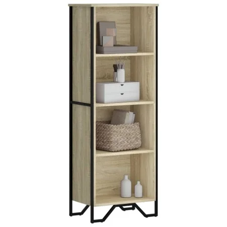 Estantería de madera de ingeniería roble Sonoma 50x31x137,5 cm de , Librerías y estanterías - Ref: Foro24-848610, Precio: 59,...