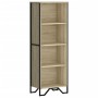 Estantería de madera de ingeniería roble Sonoma 50x31x137,5 cm de , Librerías y estanterías - Ref: Foro24-848610, Precio: 60,...